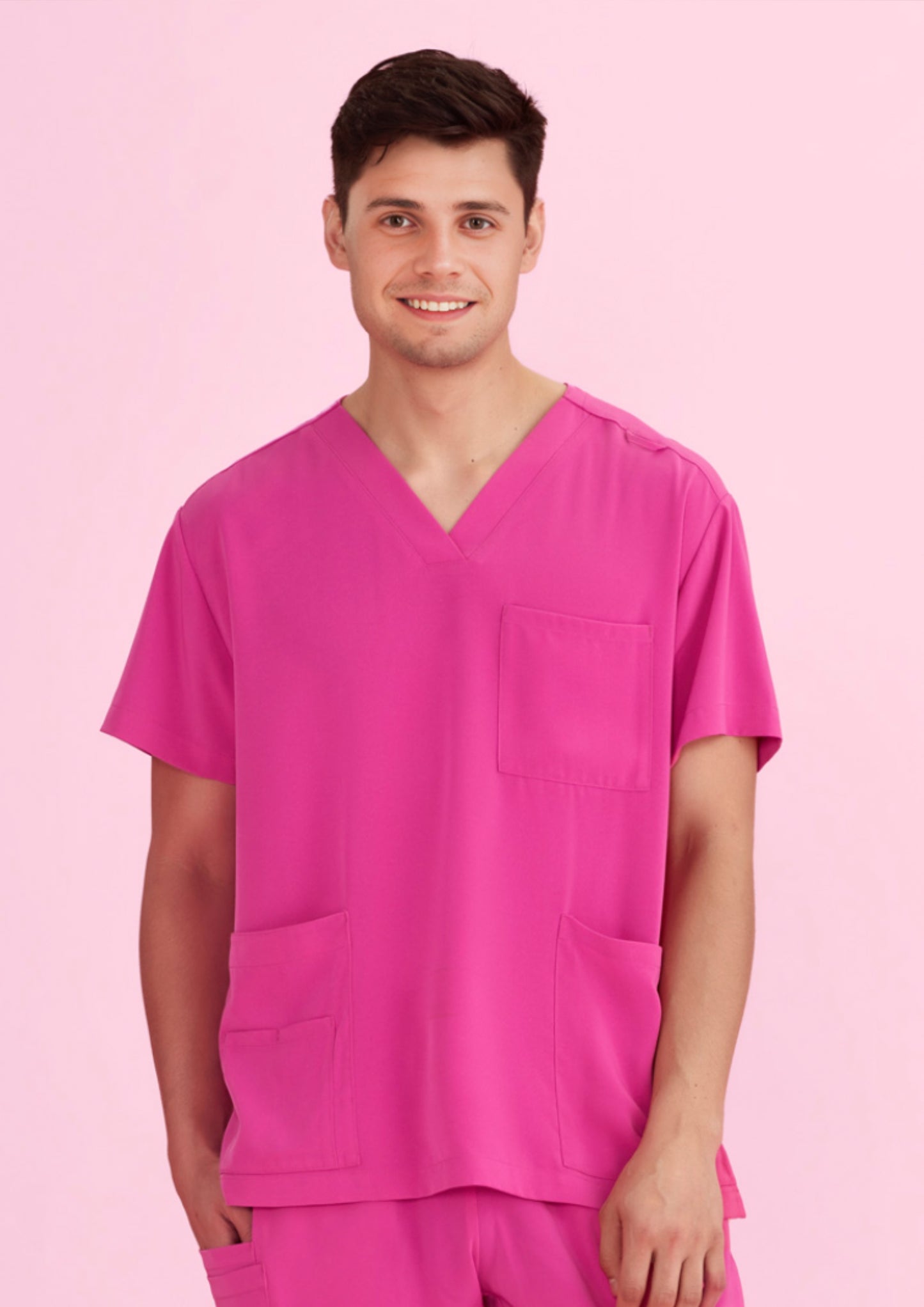 Pink Unisex Scrub Pants