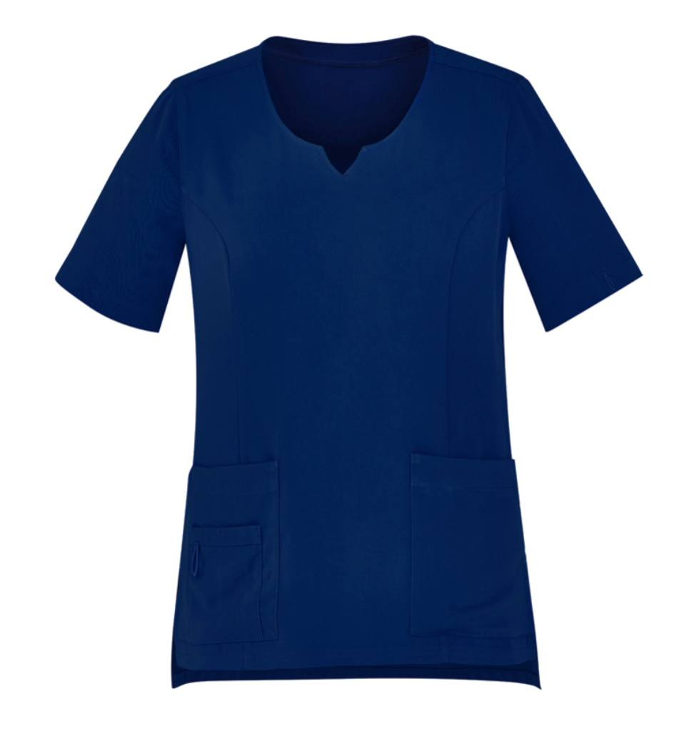 Ladies Round Neck Scrub Top