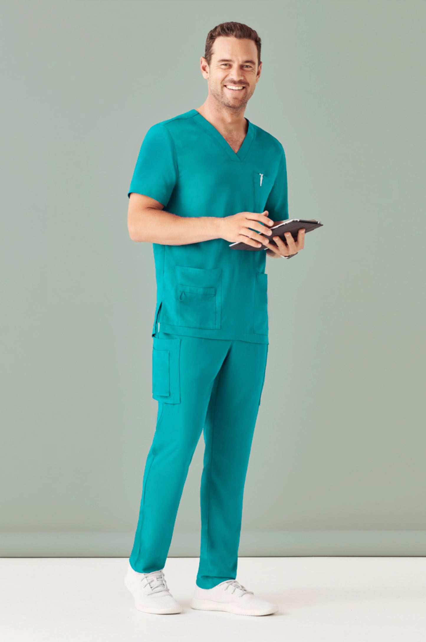 Mens Avery V-Neck Scrub Top