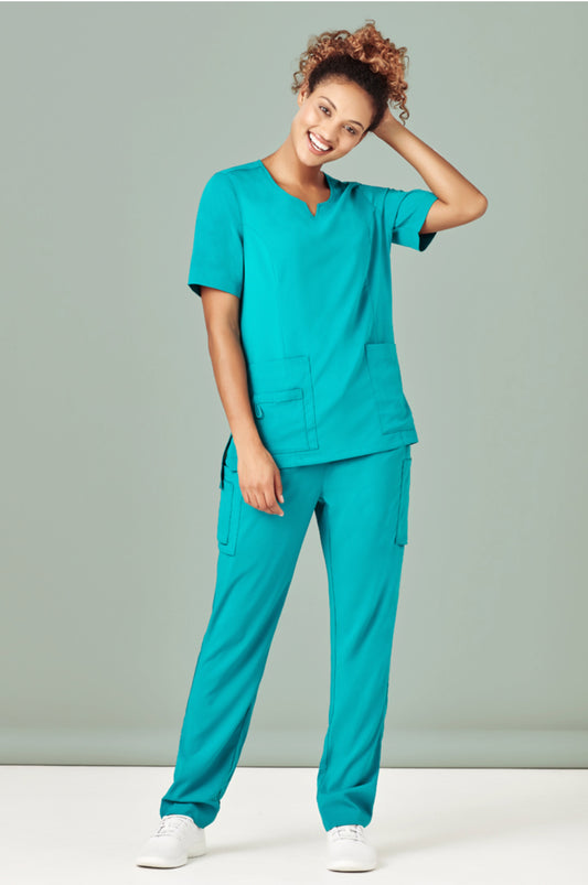Ladies Round Neck Scrub Top